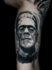 Frankensteins Monster Healed Tattoo Maribor Slovenija